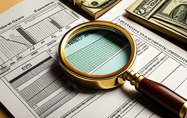 **Image:** A diverse portfolio illustration featuring traditional assets (stocks, bonds) alongside alternative investments like art, real estate, and infrastructure projects. The visual should convey diversification and potential for high returns but also complexity. Add a magnifying glass to emphasize due diligence. The color scheme should be sophisticated and professional.
