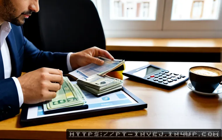 대체투자 포트폴리오의 ROI 계산 방법 - Photorealistic financial planning scene in a modern Lisbon office, Portuguese investment advisor rev...